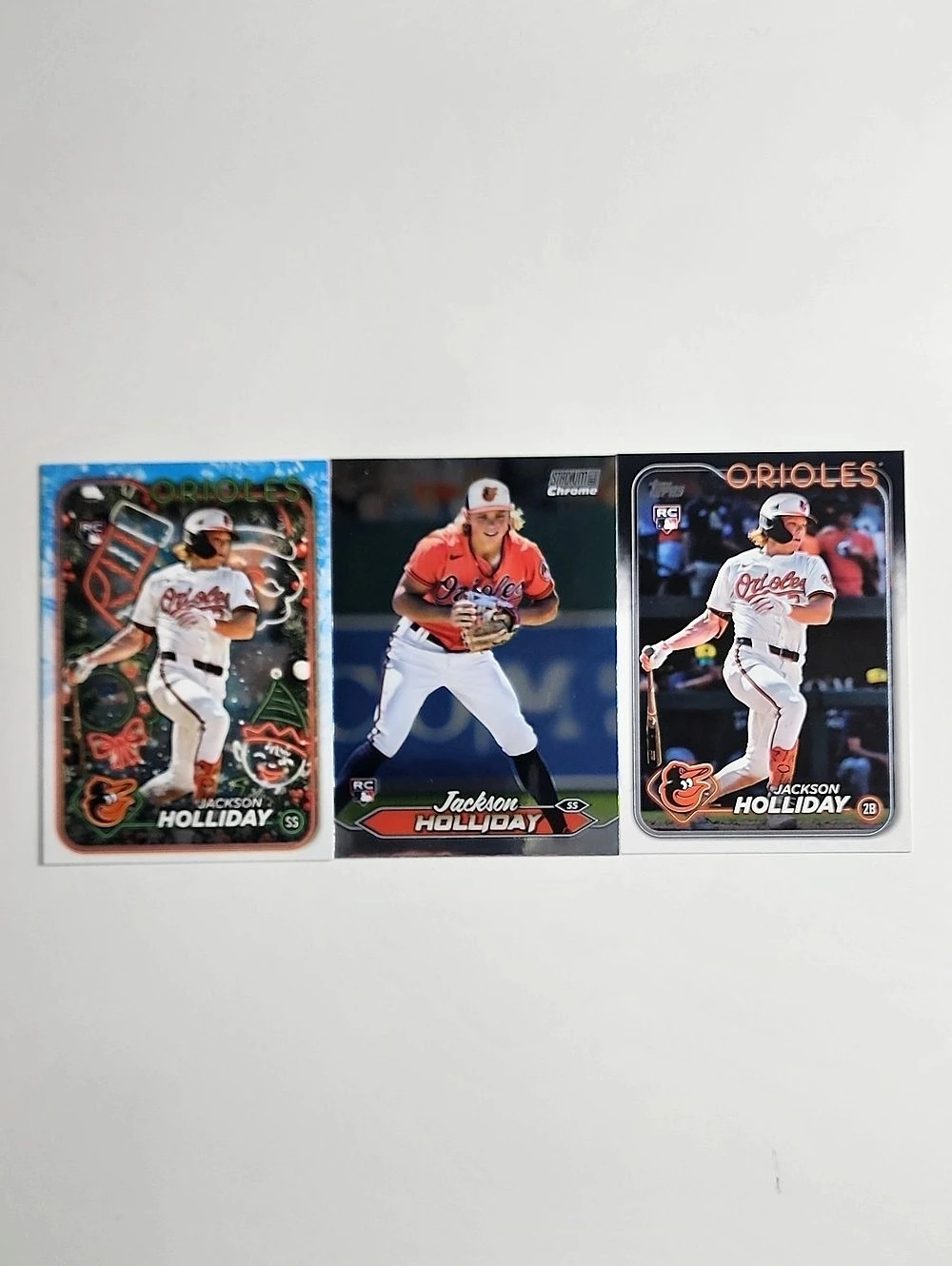 Jackson Holliday ~ 2024 Topps ~ Rookie ~ 3 Card Lot